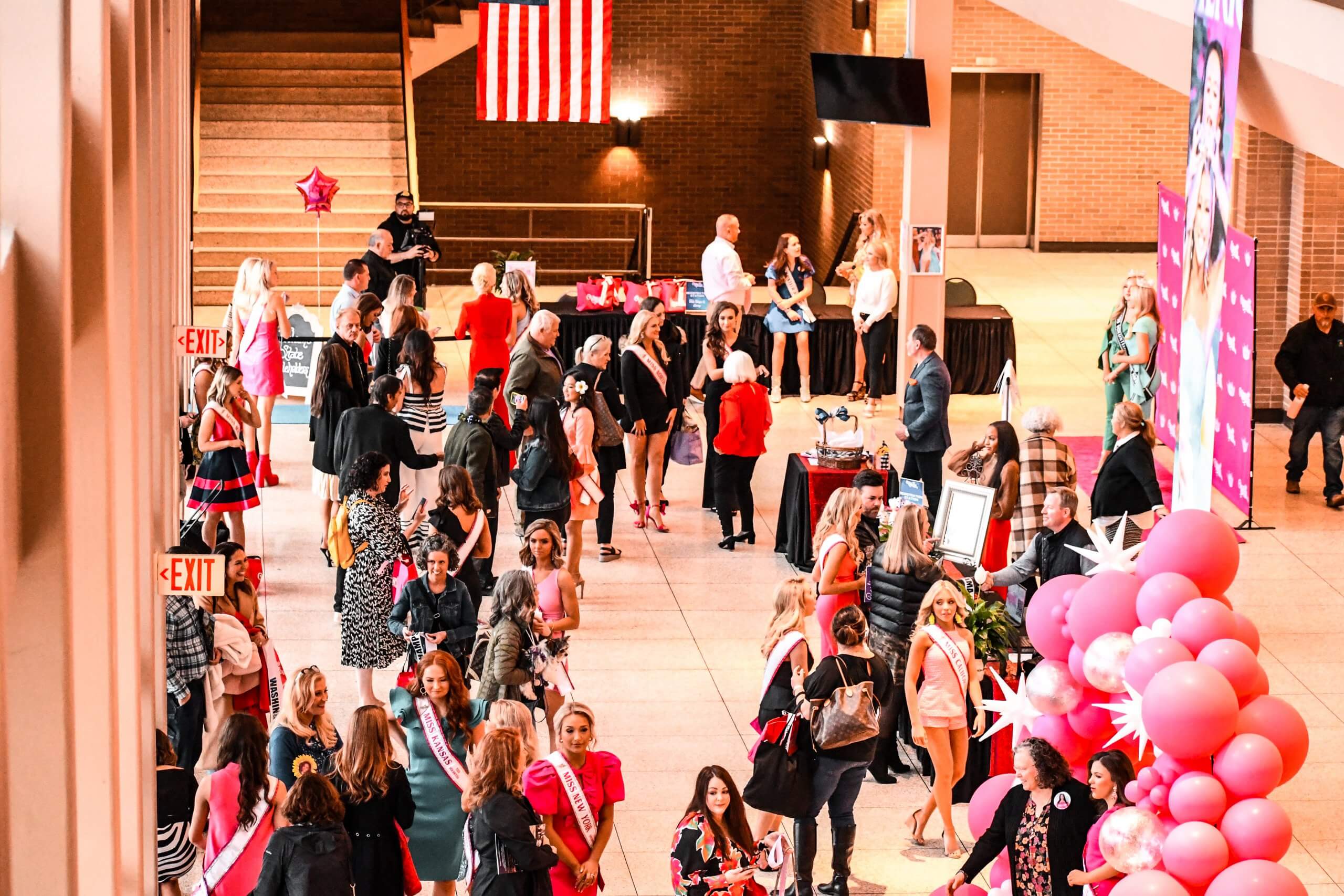 The Carl Perkins Civic Center lobby full of nerves and excitement as the 40 teen contestants vying for the title of Miss Teen Volunteer America went through registration.